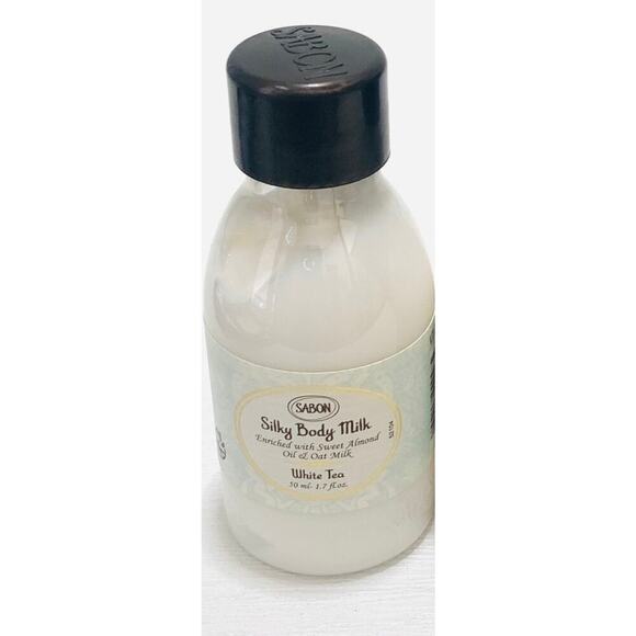 NEW SABON Body milk White Tea 50ml 1.7 fl oz Travel size - Picture 4 of 5